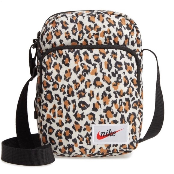 nike leopard print bag